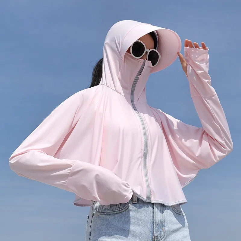 Thin Ice Silk UV Protection Hoodie