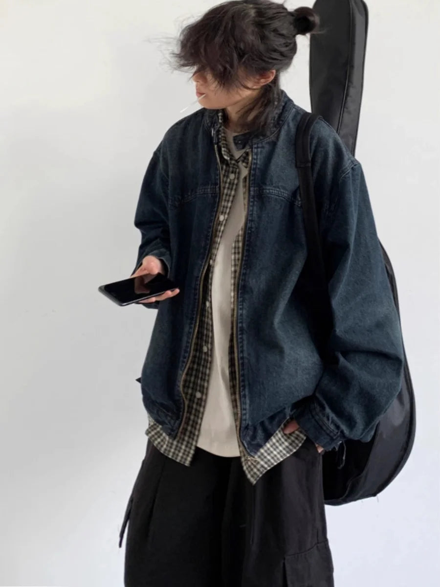 Retro Japanese Sle Ciboy Washed out Denim Jacket