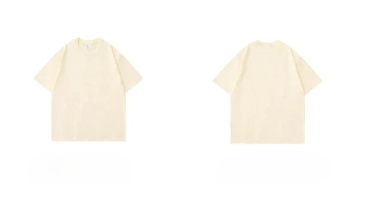 300gコットンTシャツ 厚手 夏用 ラウンドネック