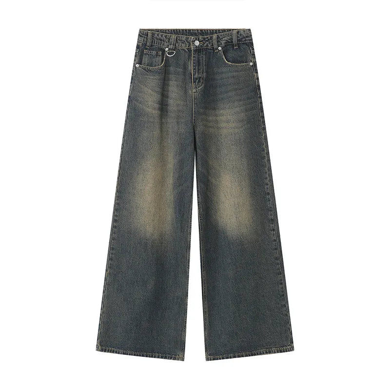 IEFB Summer Men's Pants Old Washed Male Jeans