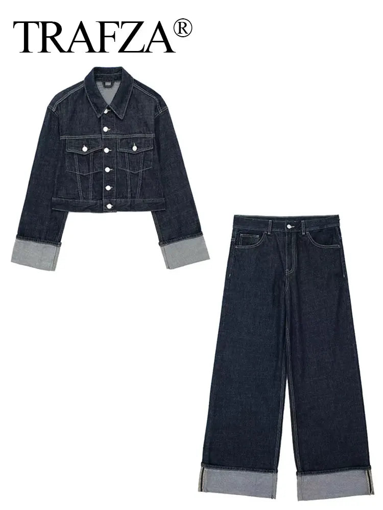 Women Vintage Denim High Street Outfits