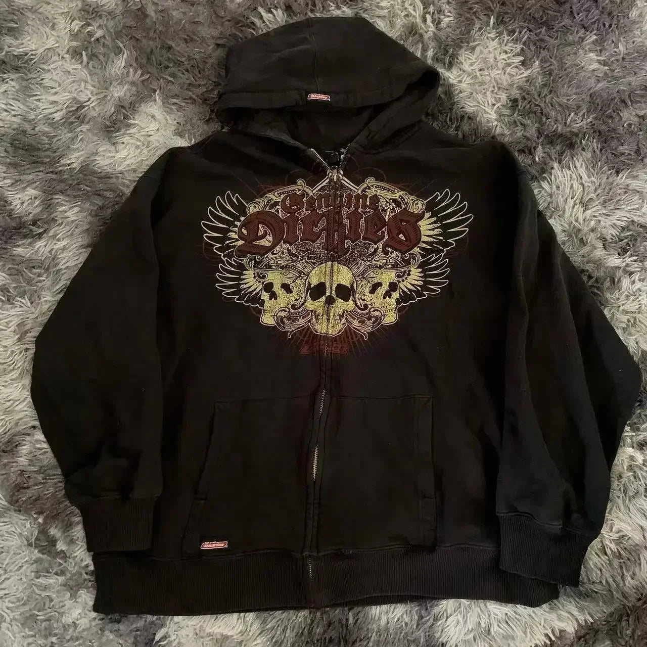 2000s Cotton Zipper Hoodies Vintage Elite
