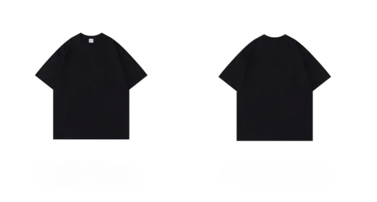 300gコットンTシャツ 厚手 夏用 ラウンドネック
