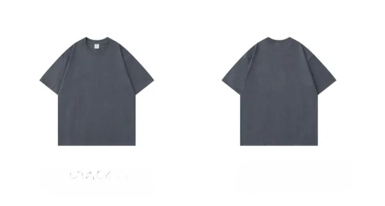300gコットンTシャツ 厚手 夏用 ラウンドネック