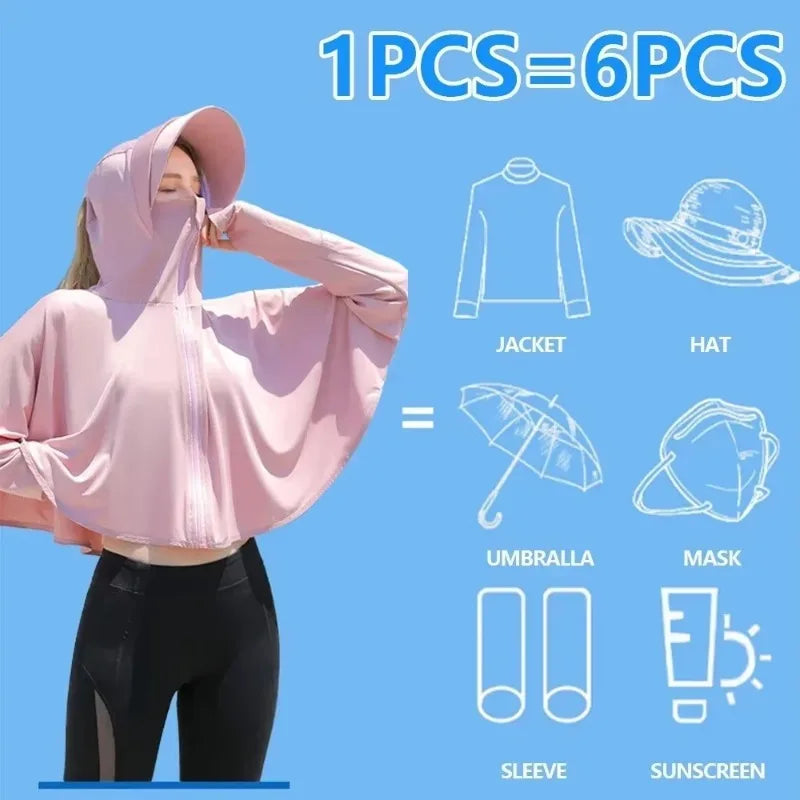 Thin Ice Silk UV Protection Hoodie
