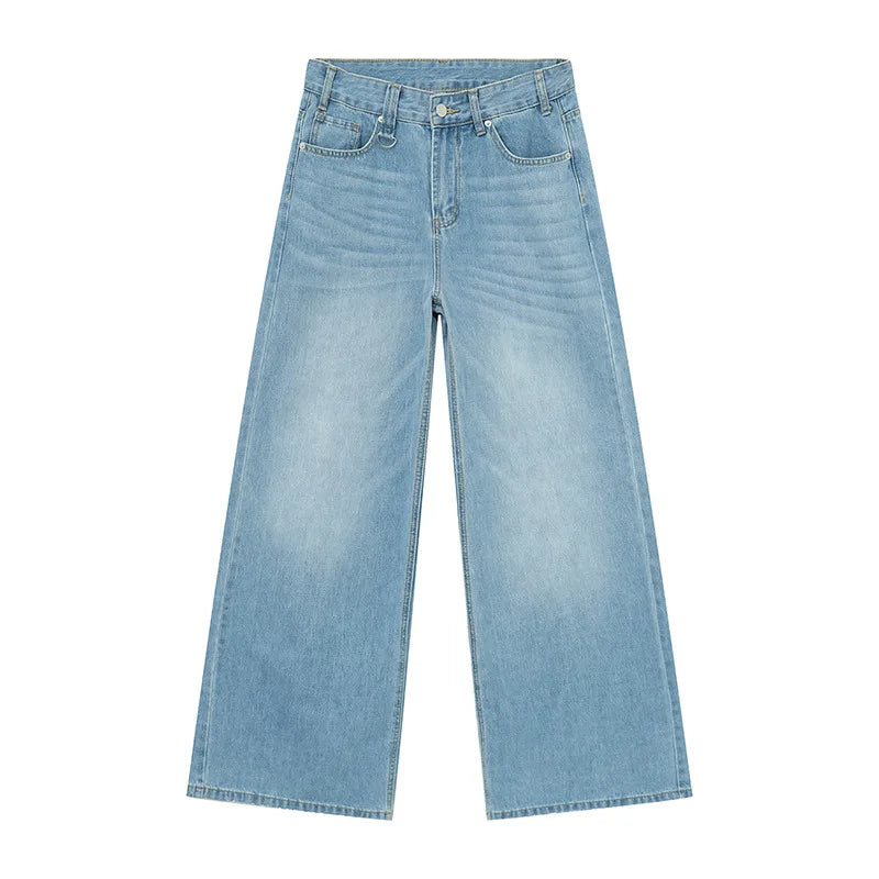 IEFB Summer Men's Pants Old Washed Male Jeans
