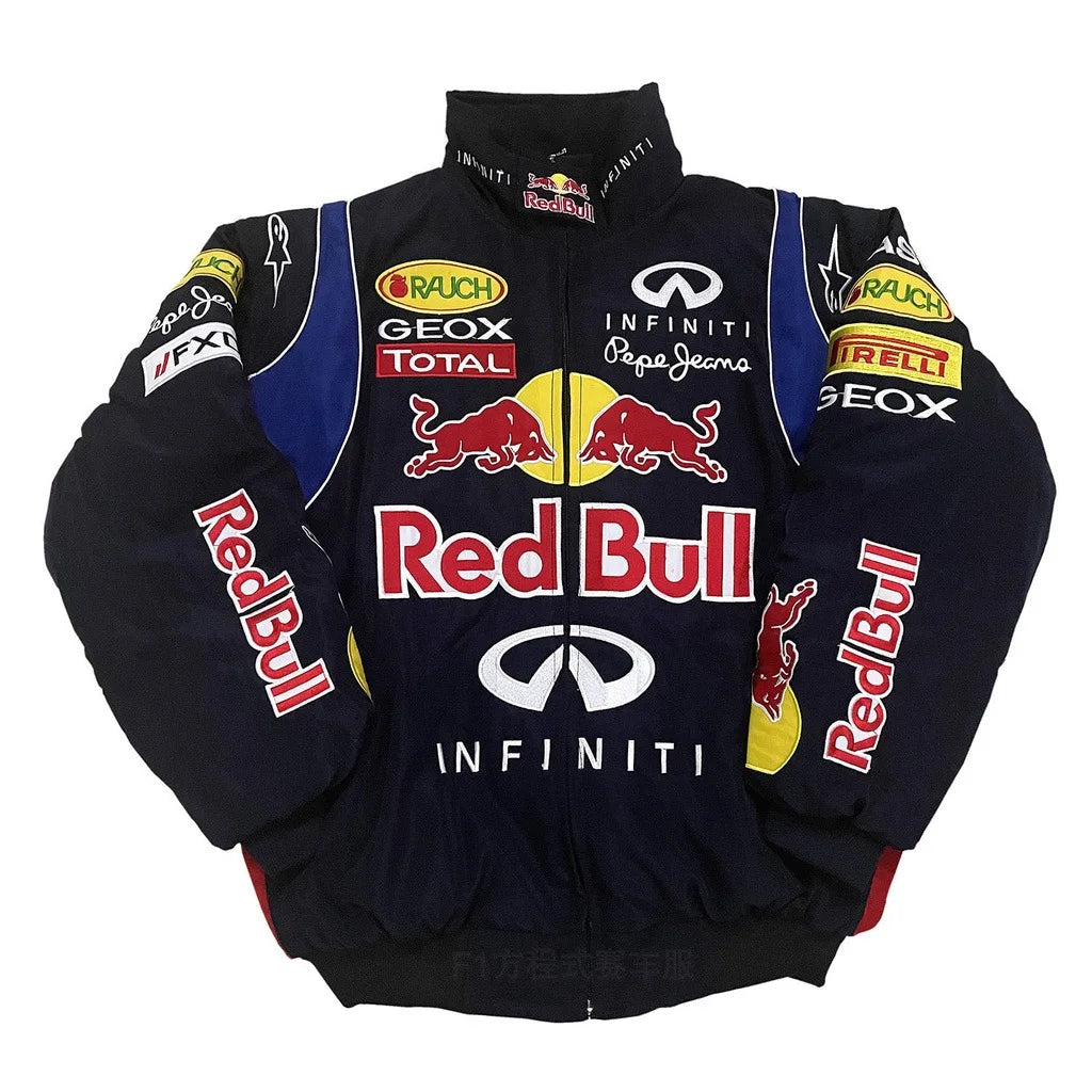 Red Bull Fleet Uniform Embroidery Padded Jacket
