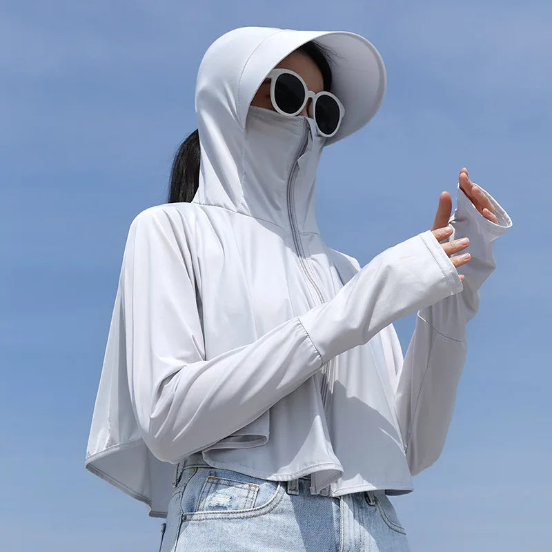 Thin Ice Silk UV Protection Hoodie