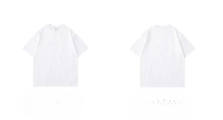 300gコットンTシャツ 厚手 夏用 ラウンドネック
