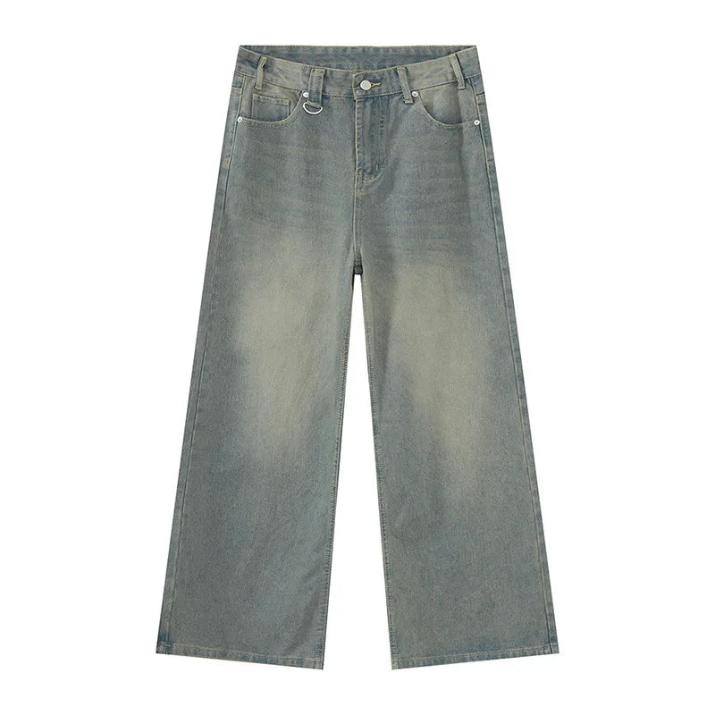 IEFB Summer Men's Pants Old Washed Male Jeans