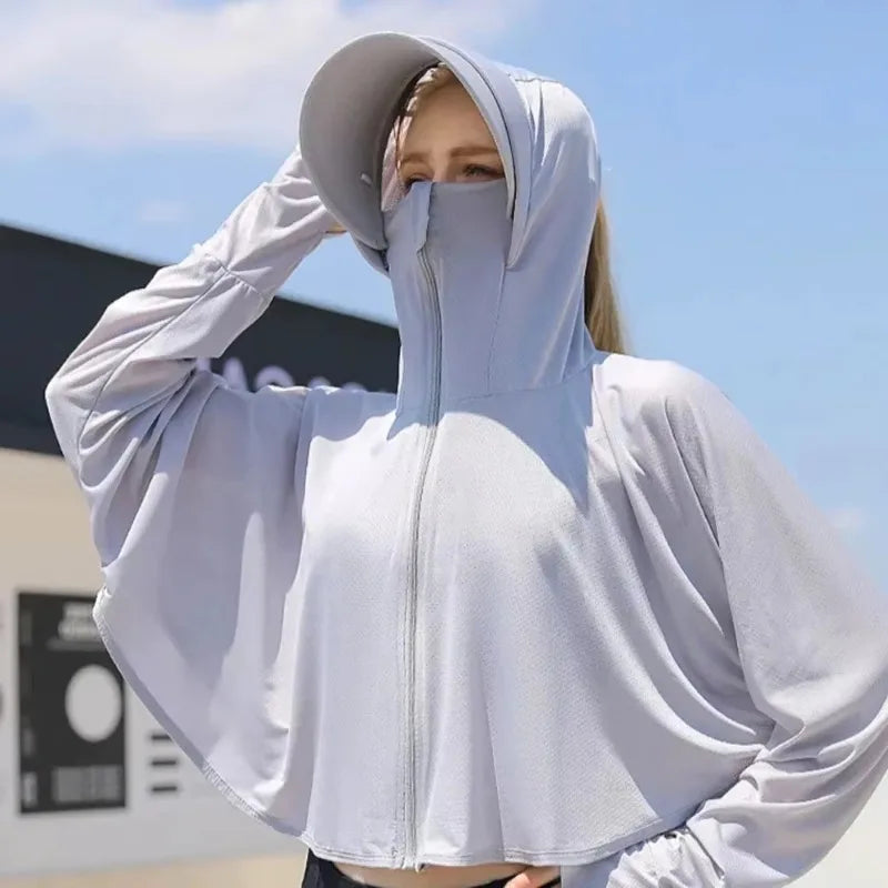 Thin Ice Silk UV Protection Hoodie