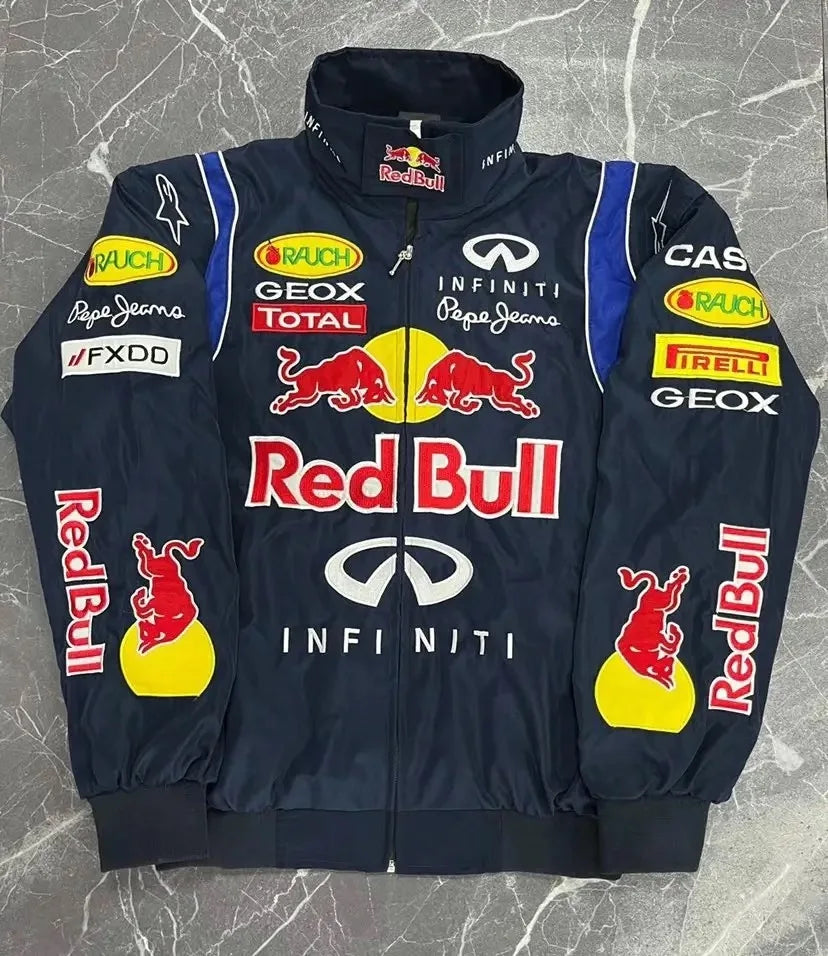 Red Bull Fleet Uniform Embroidery Padded Jacket