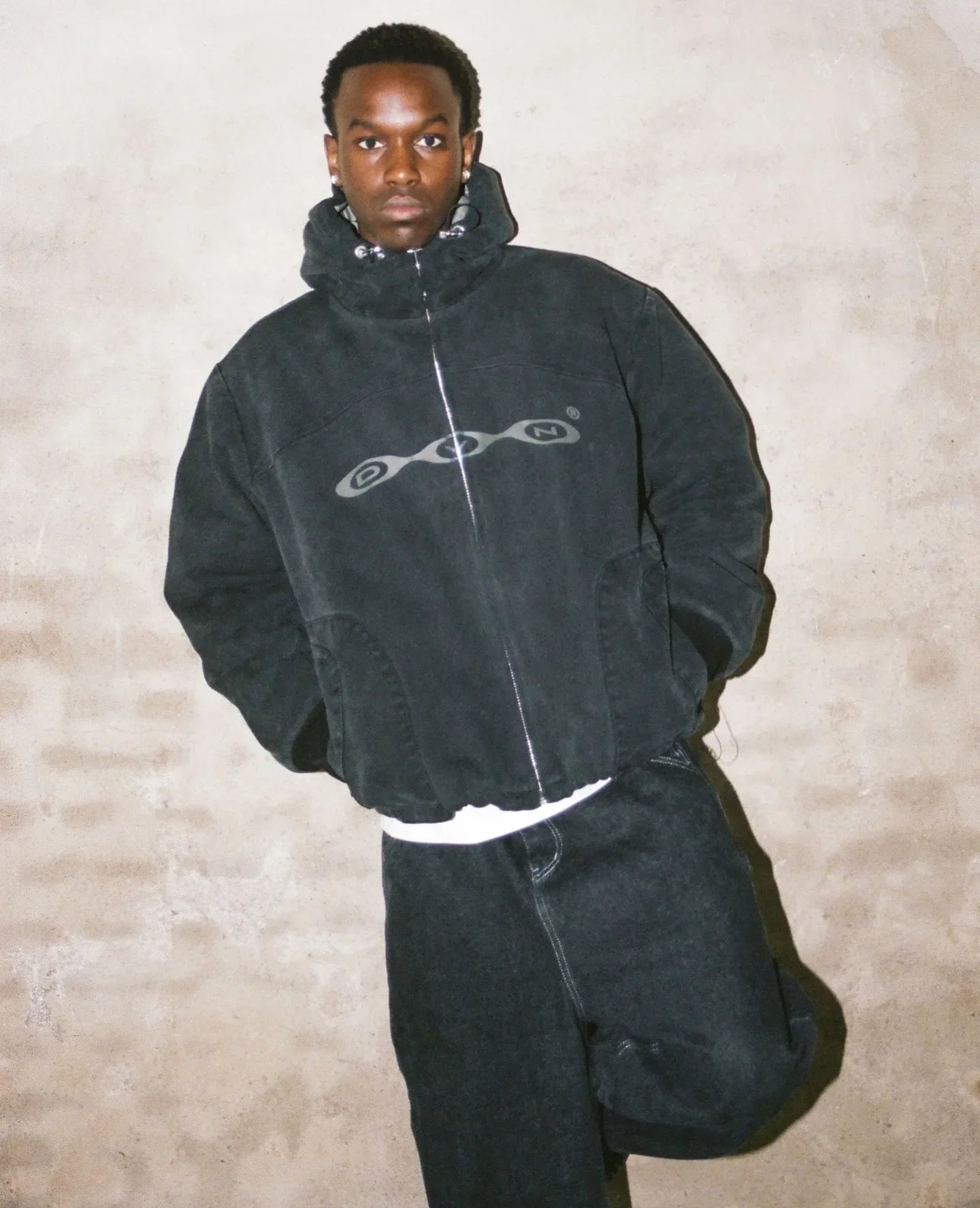 Y2k Vintage Fashion Zip Up Hoodies Sweatshirt Hip Hop