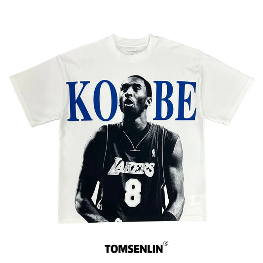 KOBE コットンTシャツ ストリートウェア バスケットボール