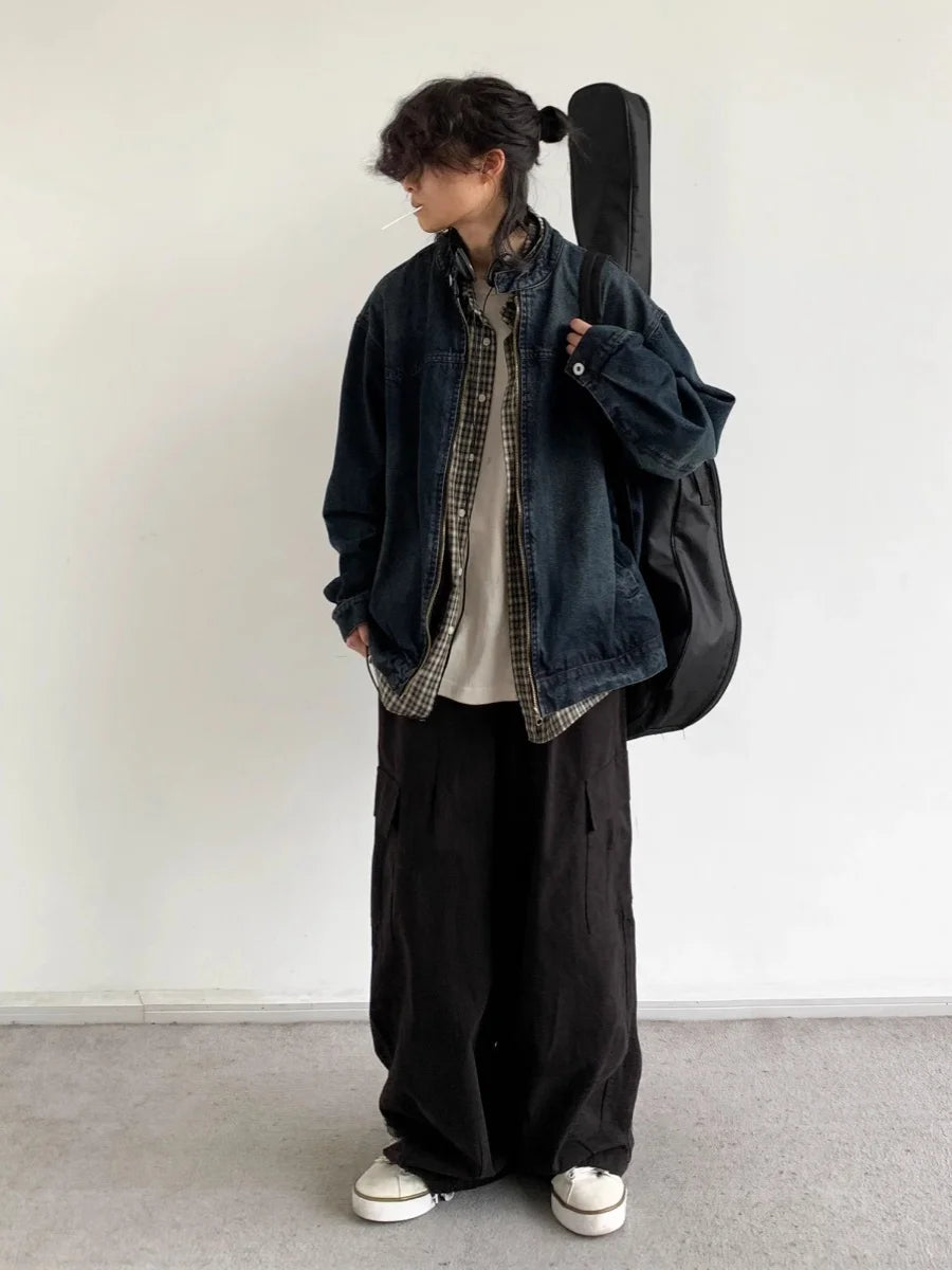 Retro Japanese Sle Ciboy Washed out Denim Jacket