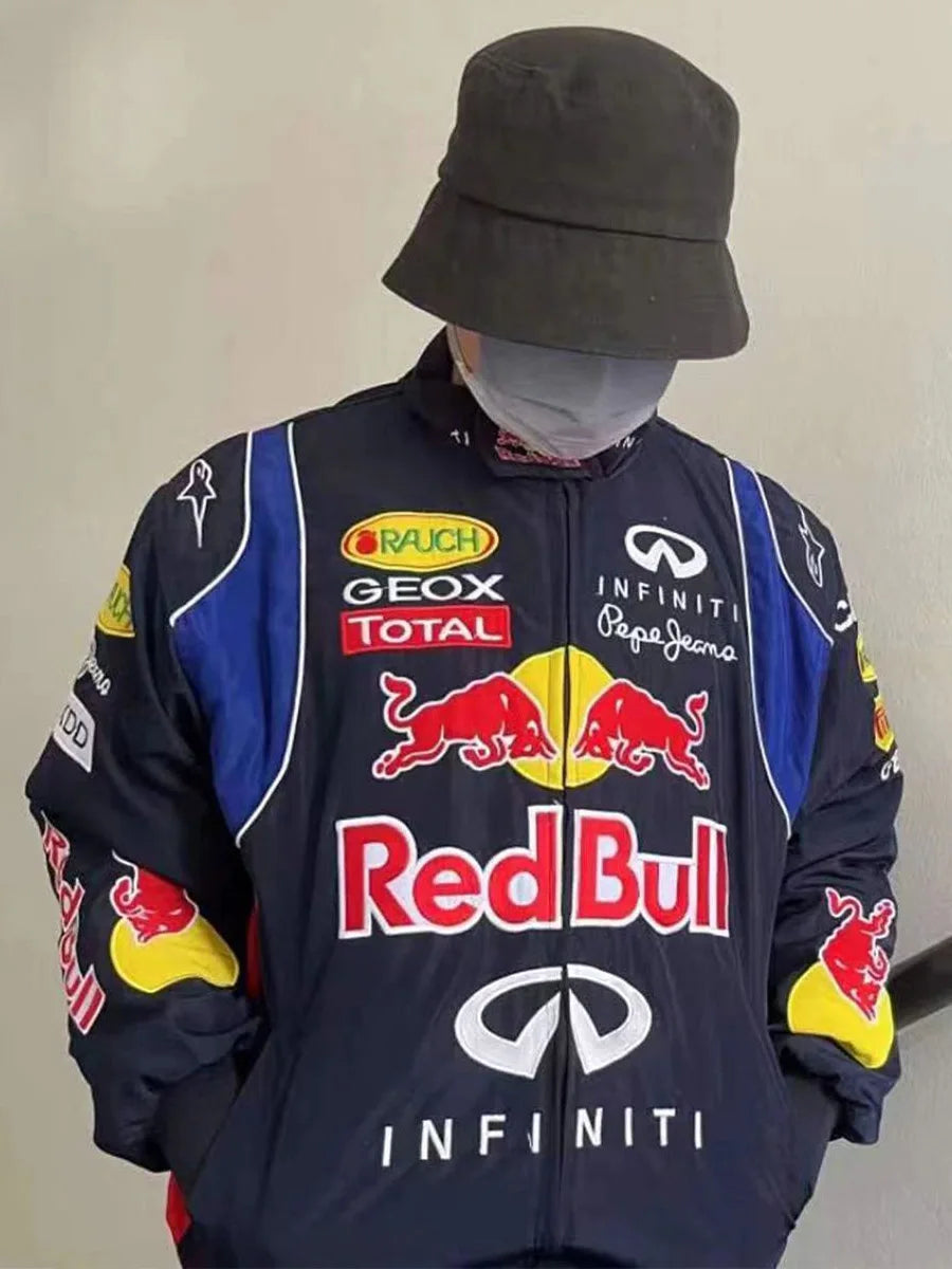 Red Bull Fleet Uniform Embroidery Padded Jacket