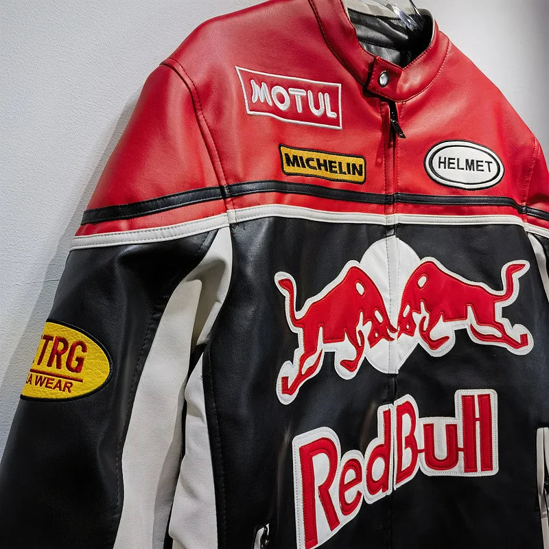 Red Bull Fashion Leather Jacket