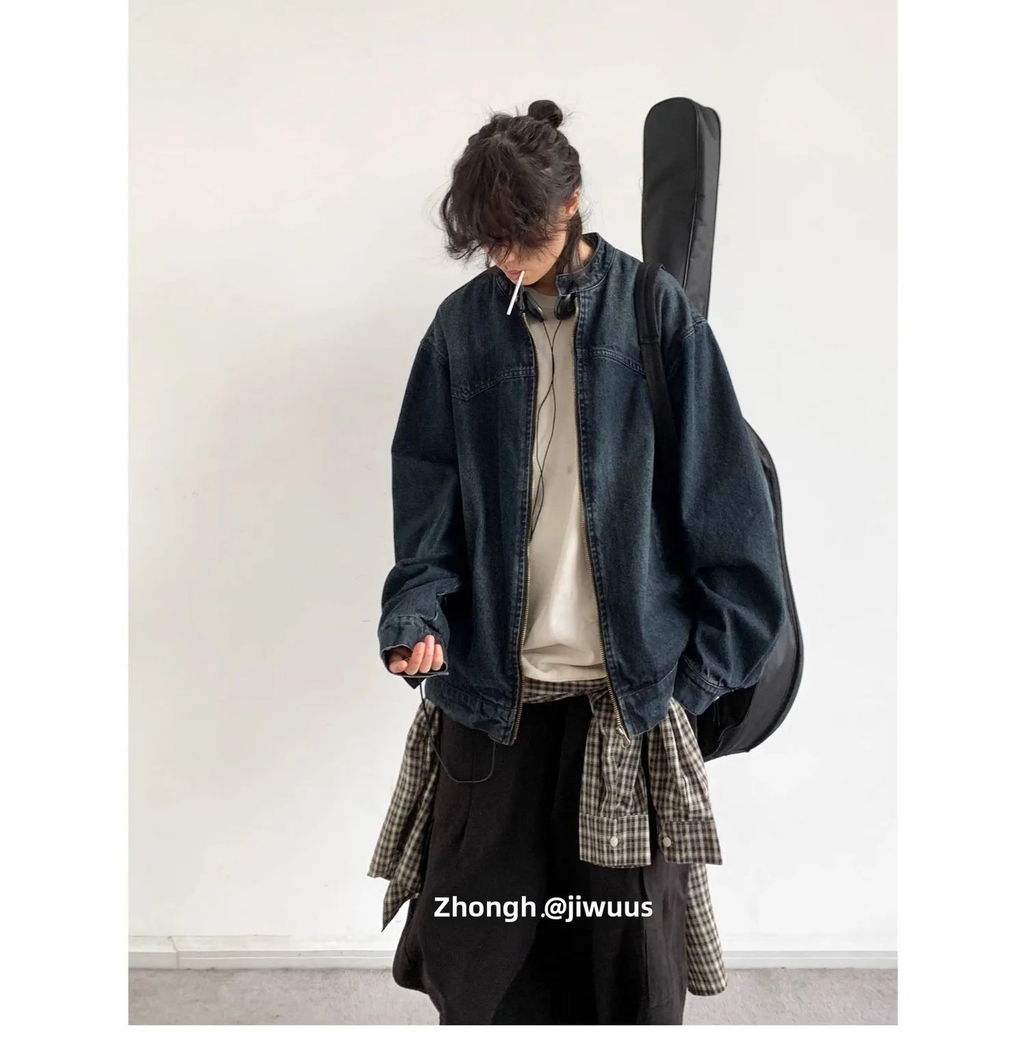 Retro Japanese Sle Ciboy Washed out Denim Jacket