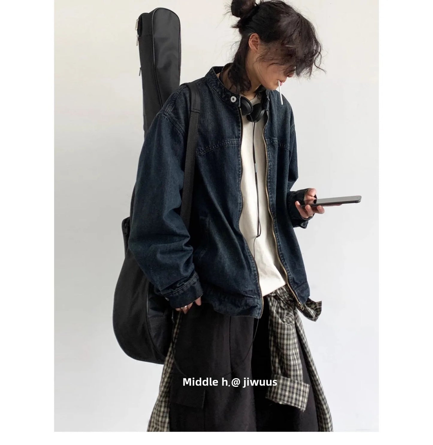 Retro Japanese Sle Ciboy Washed out Denim Jacket