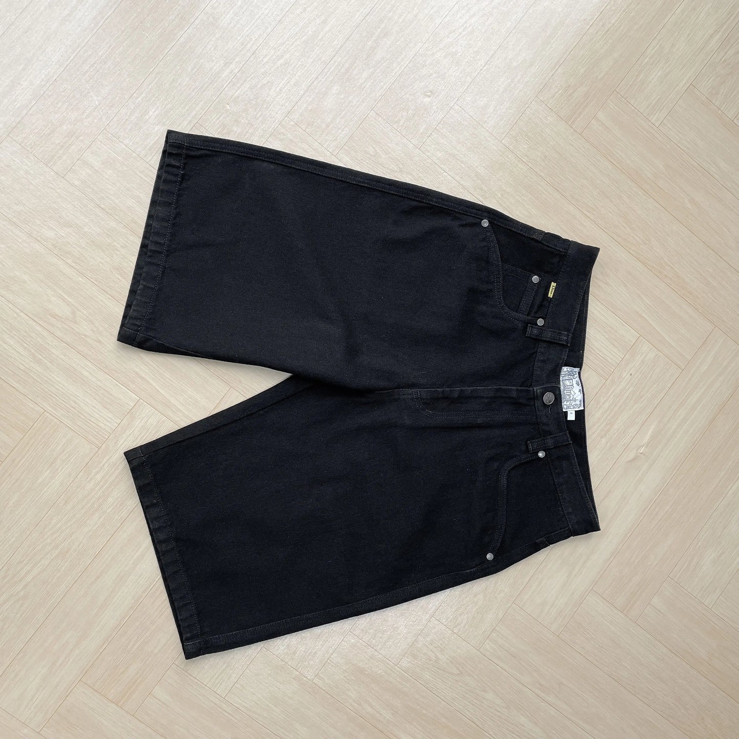 Embroidery Denim Simple Dime Pants