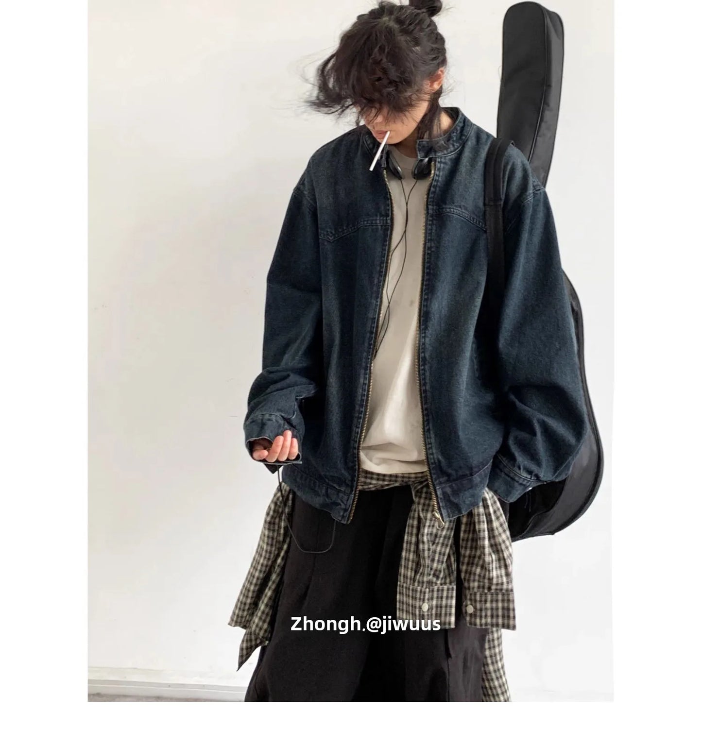 Retro Japanese Sle Ciboy Washed out Denim Jacket