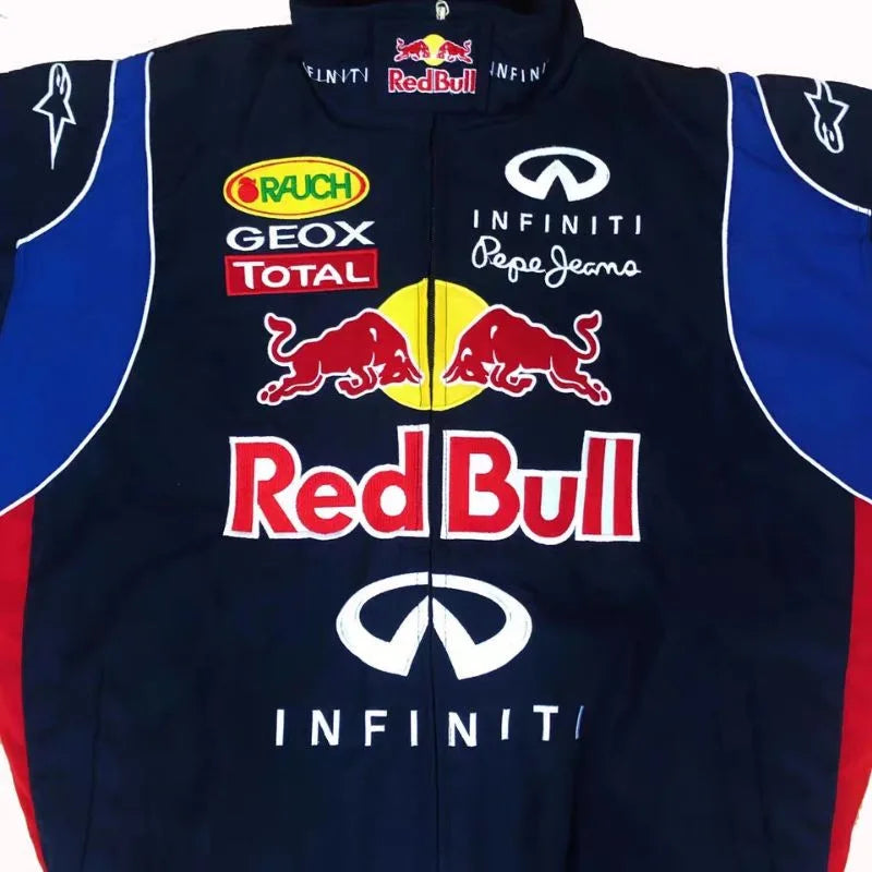 Red Bull Fleet Uniform Embroidery Padded Jacket