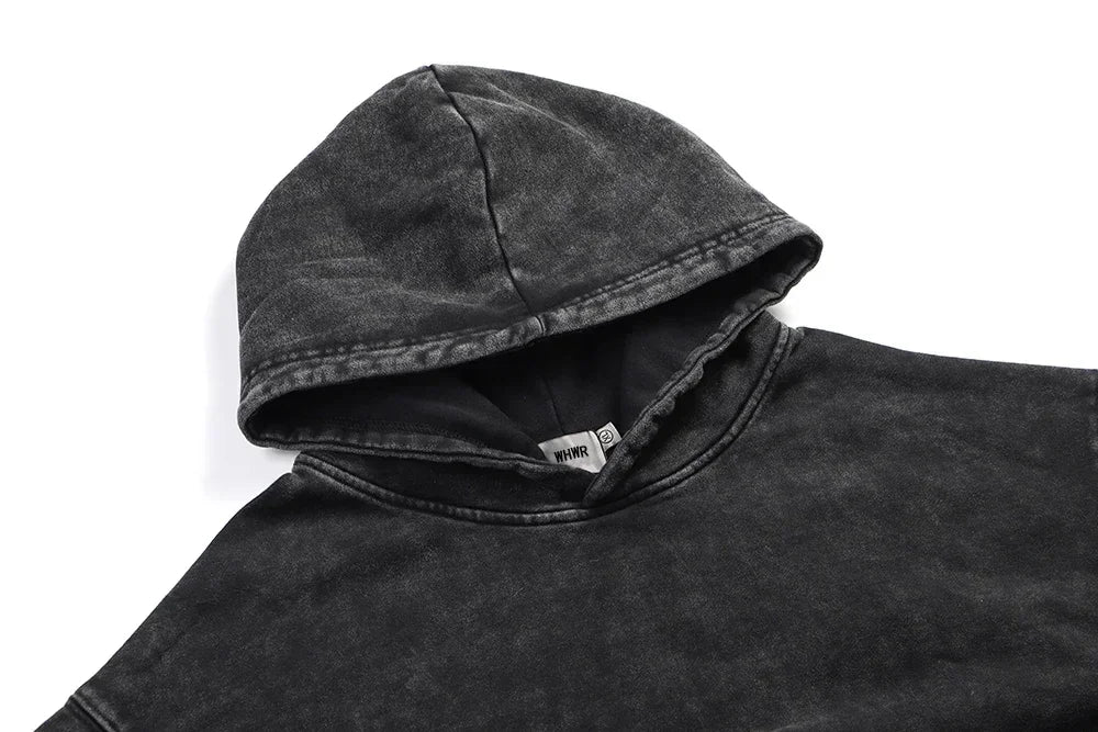 Gothic Vintage Washed Hoodies