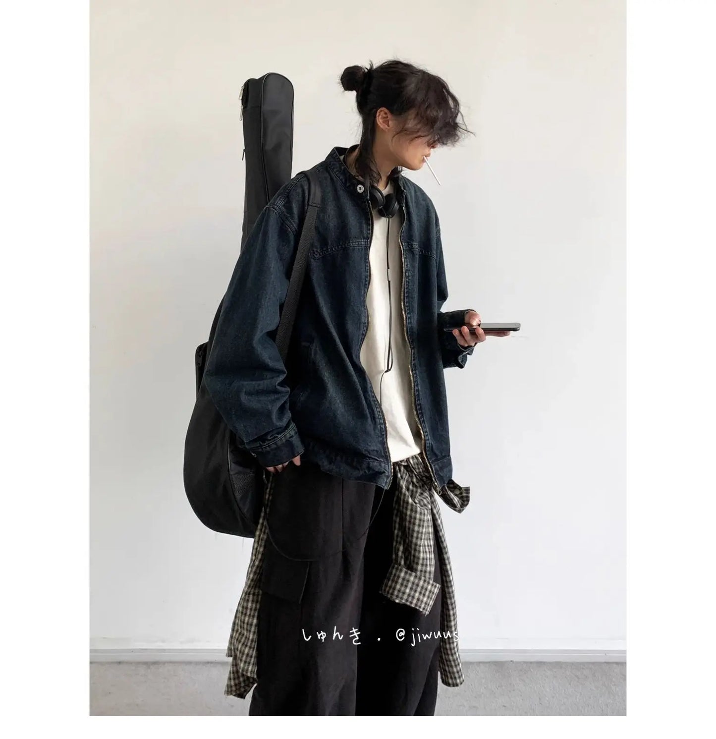 Retro Japanese Sle Ciboy Washed out Denim Jacket