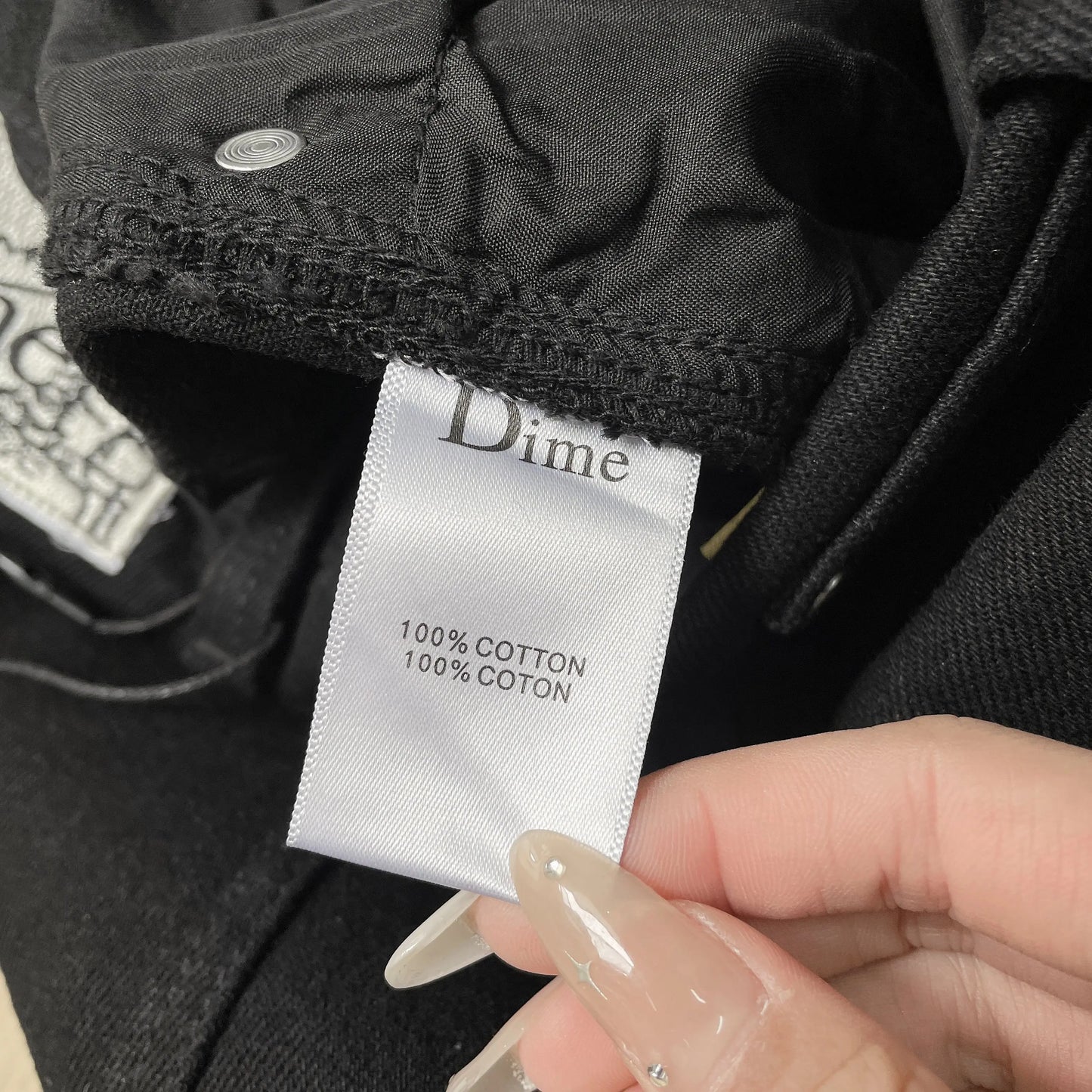 Embroidery Denim Simple Dime Pants