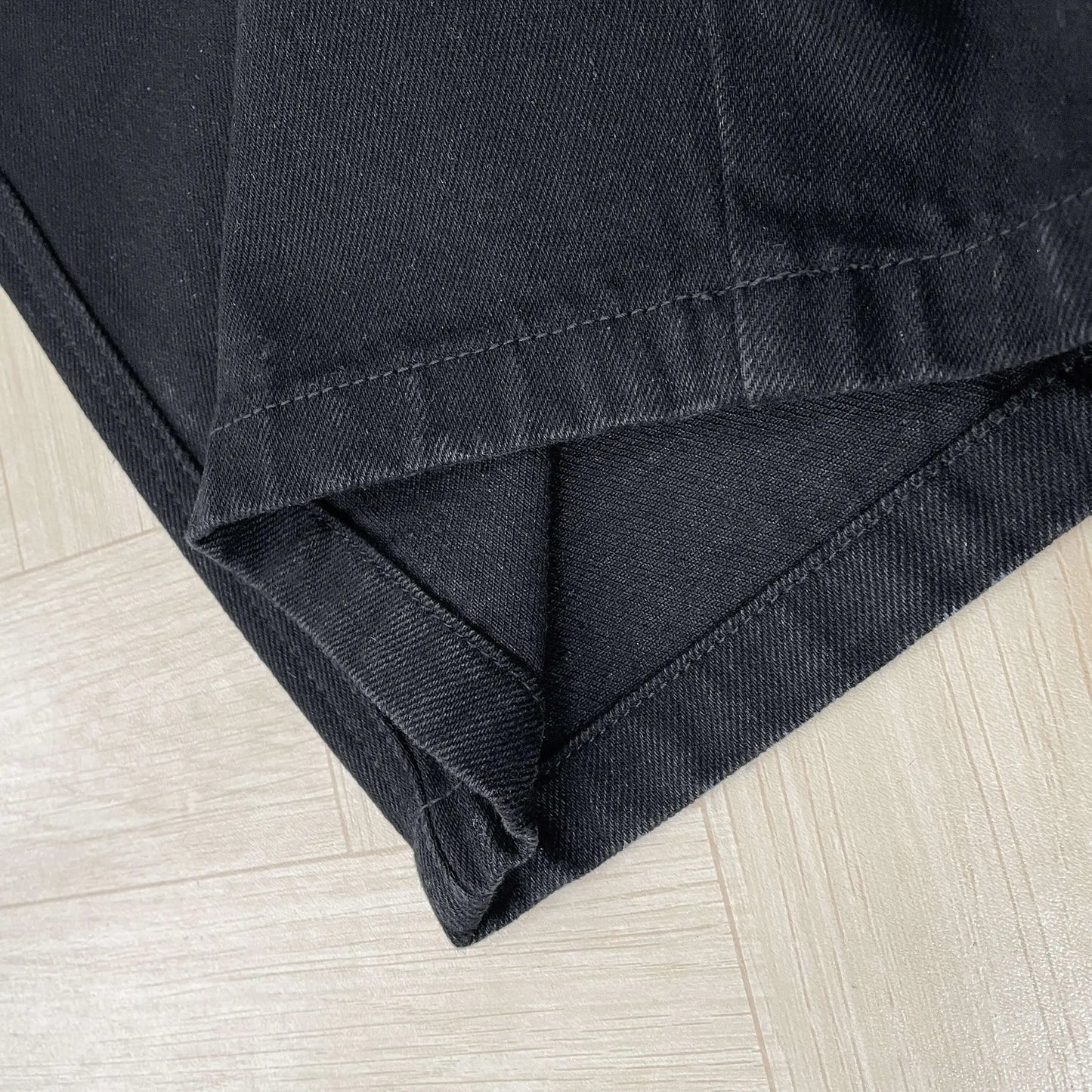Embroidery Denim Simple Dime Pants