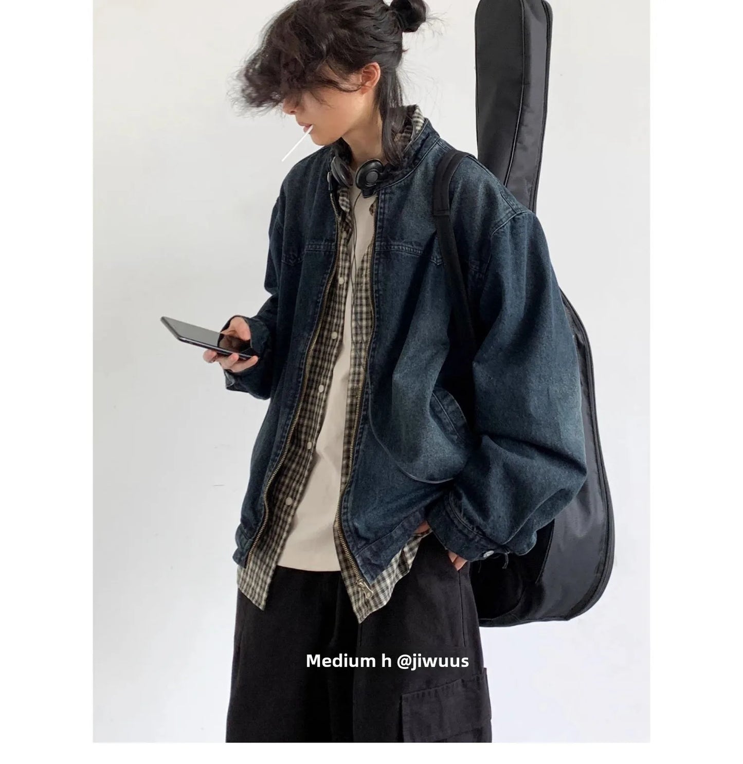 Retro Japanese Sle Ciboy Washed out Denim Jacket