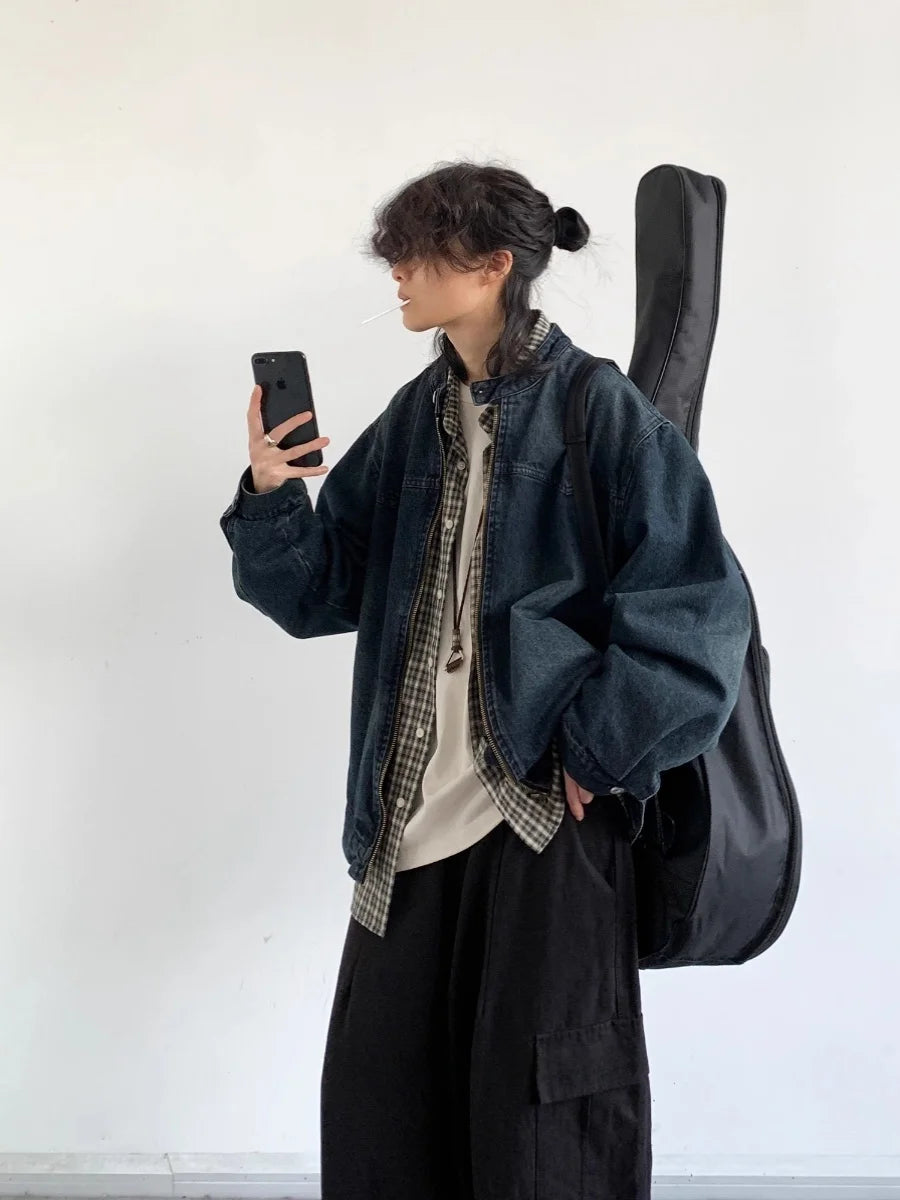 Retro Japanese Sle Ciboy Washed out Denim Jacket