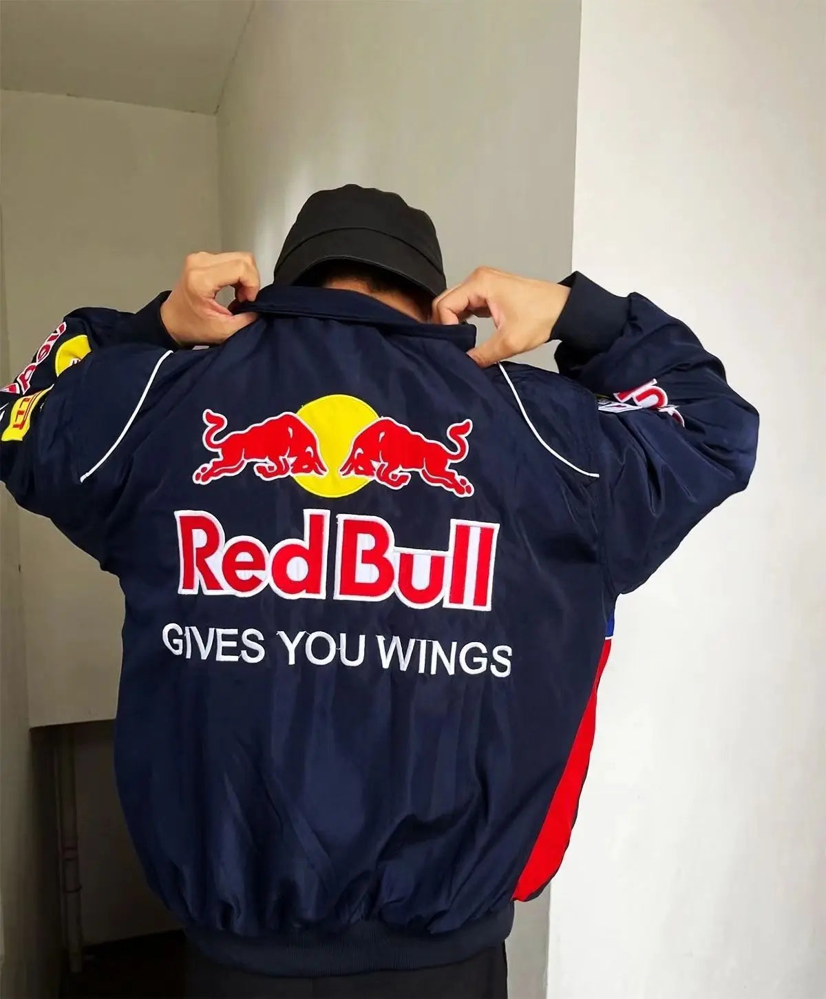 Red Bull Fleet Uniform Embroidery Padded Jacket